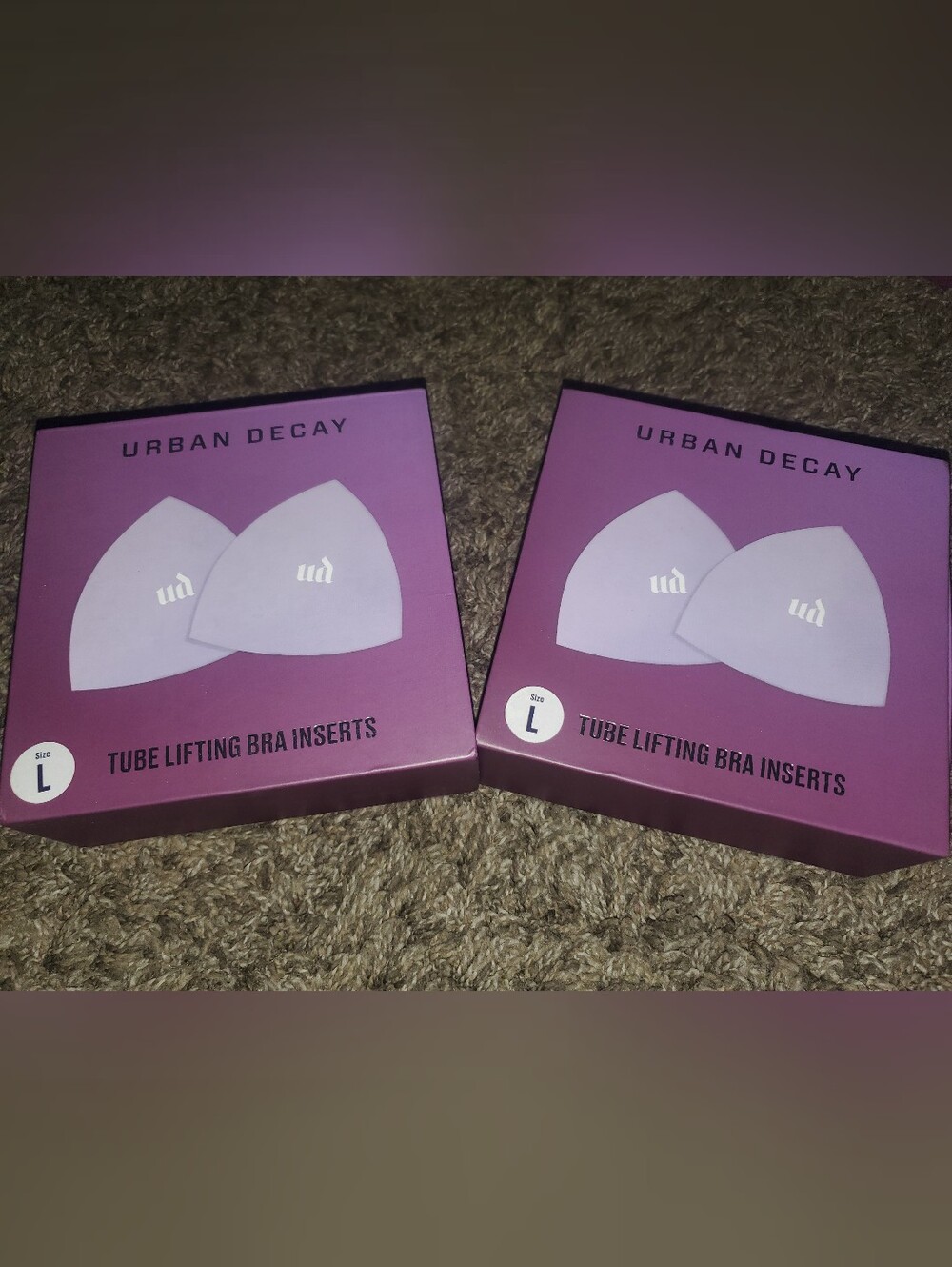 2 Urban Decay Tube Lifting Bra Inserts Size Large